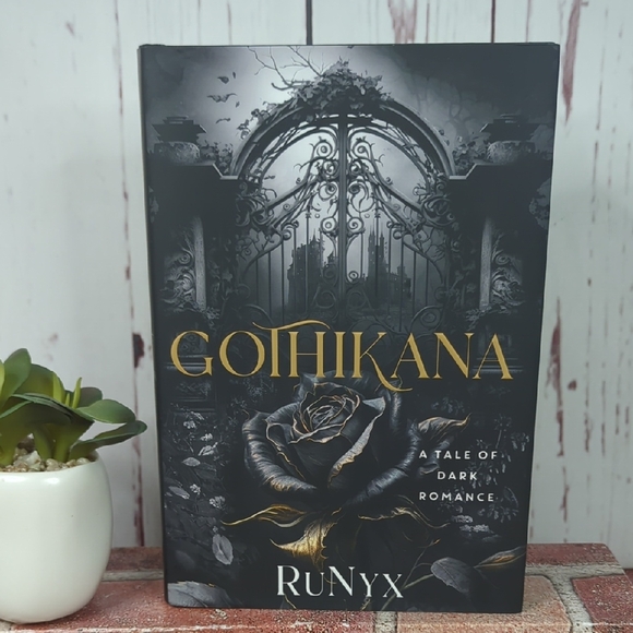 Gothikana Hardcover Book A Dark Academia Gothic Romance by RuNyx Gold Purple NEW - Picture 1 of 15